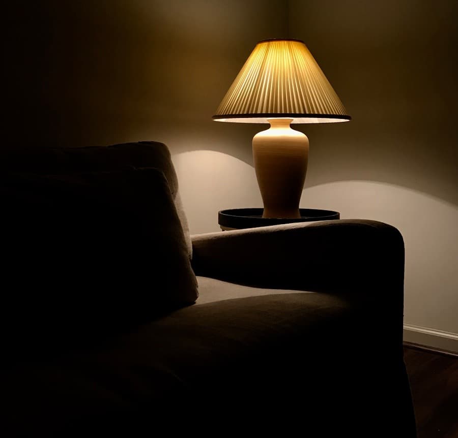 Sculptural Ceramic Table Lamp